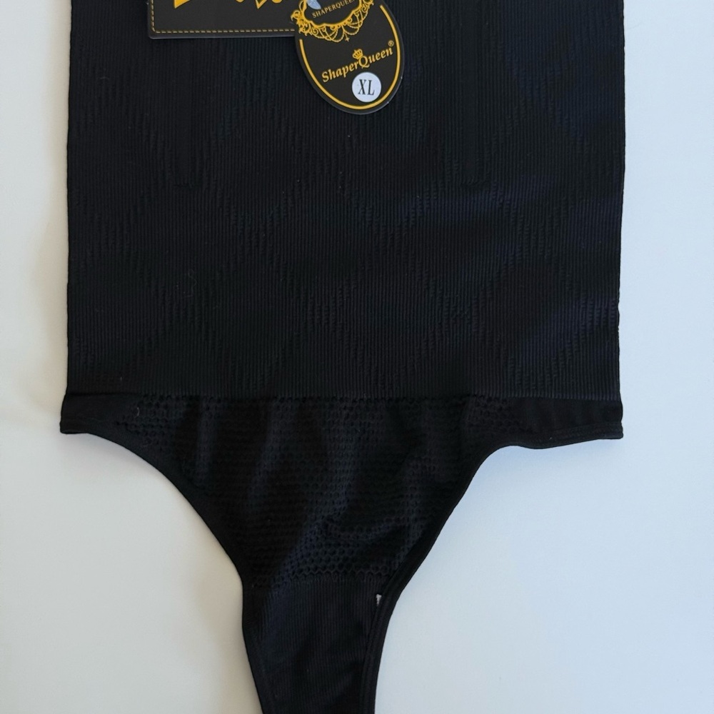 Shaper Queen Black Shapewear Bodysuit XL